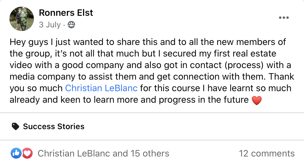 LCA community testimonial
