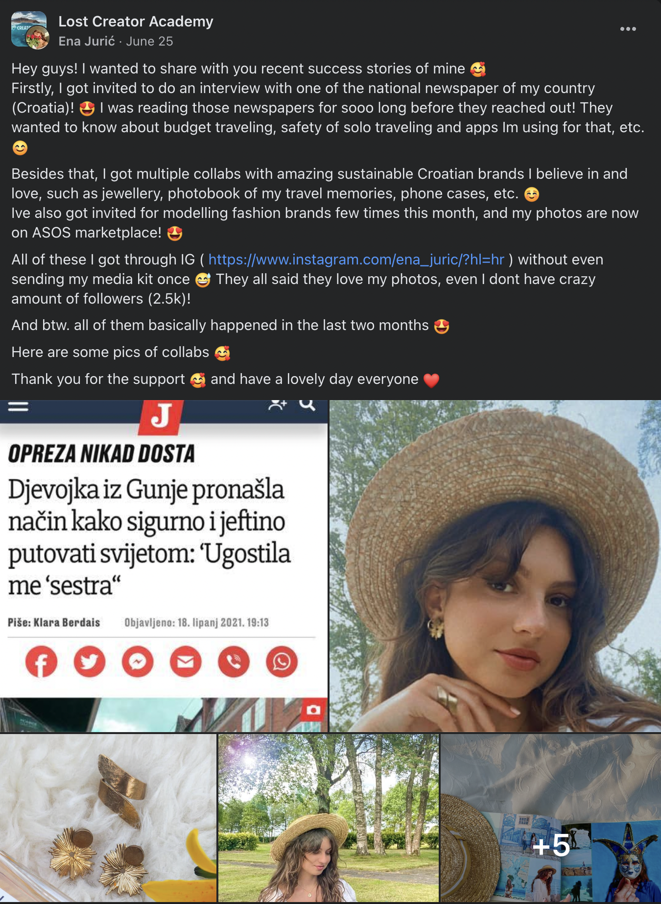 LCA community testimonial