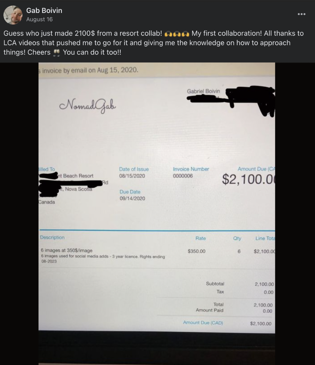 LCA community testimonial