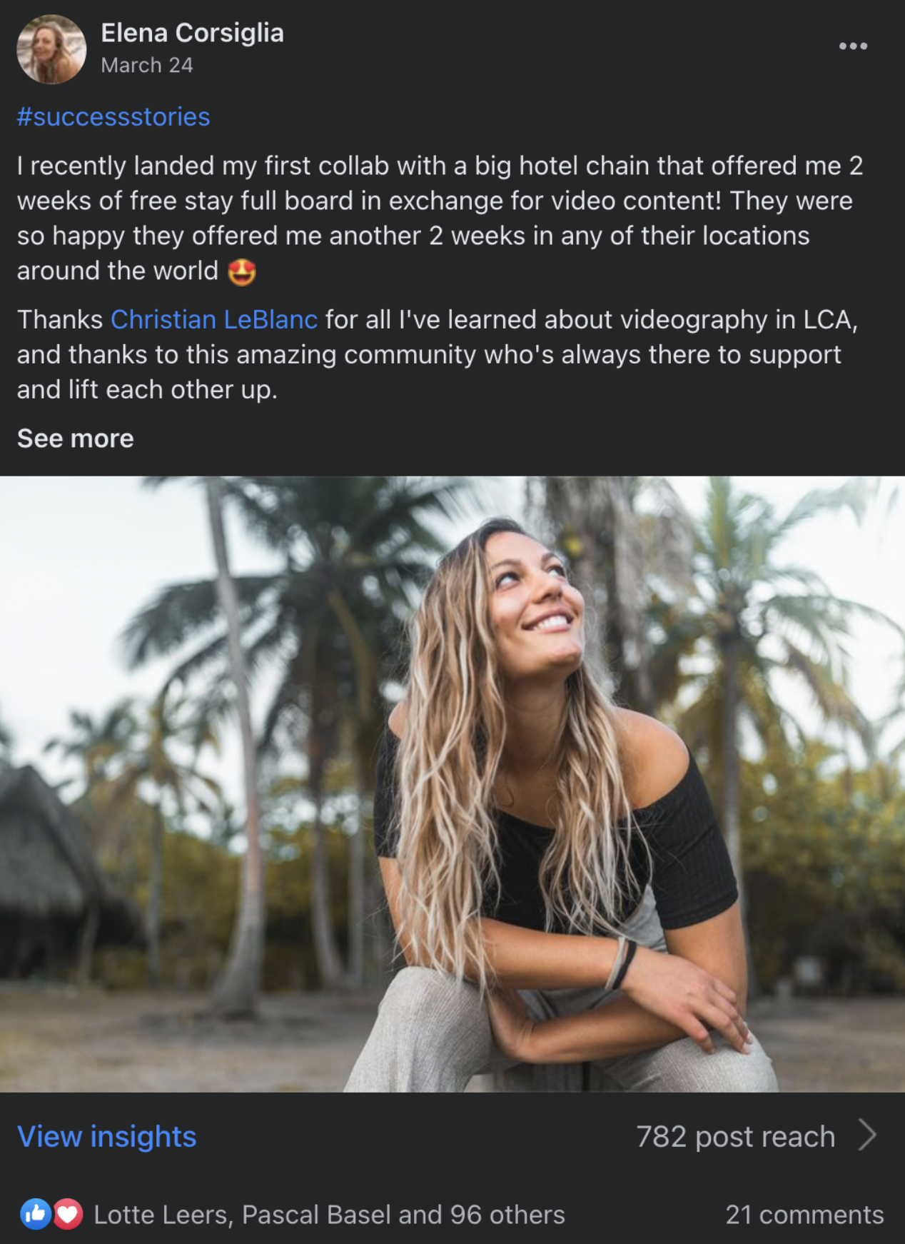 LCA community testimonial