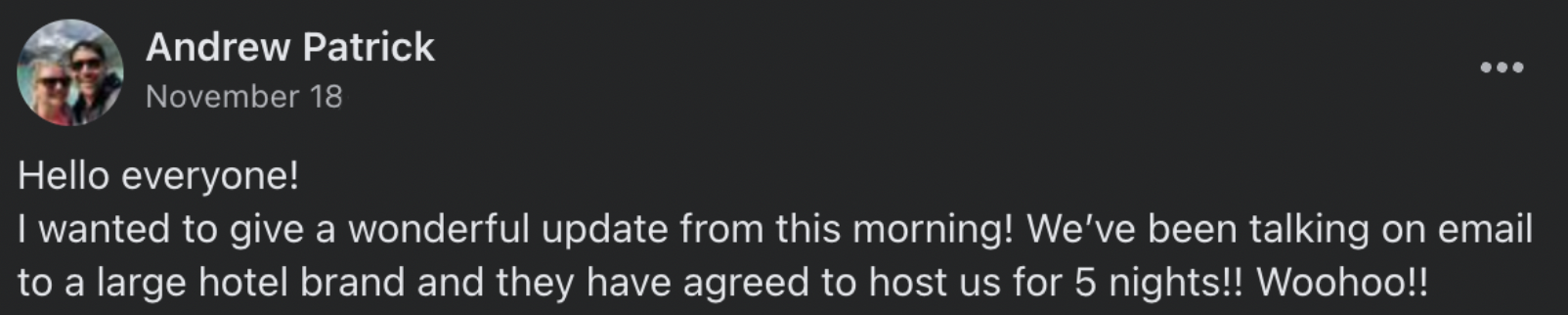 LCA community testimonial
