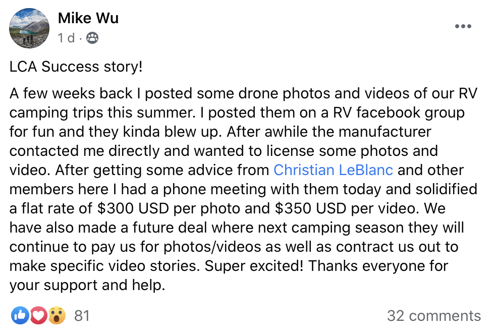 LCA community testimonial