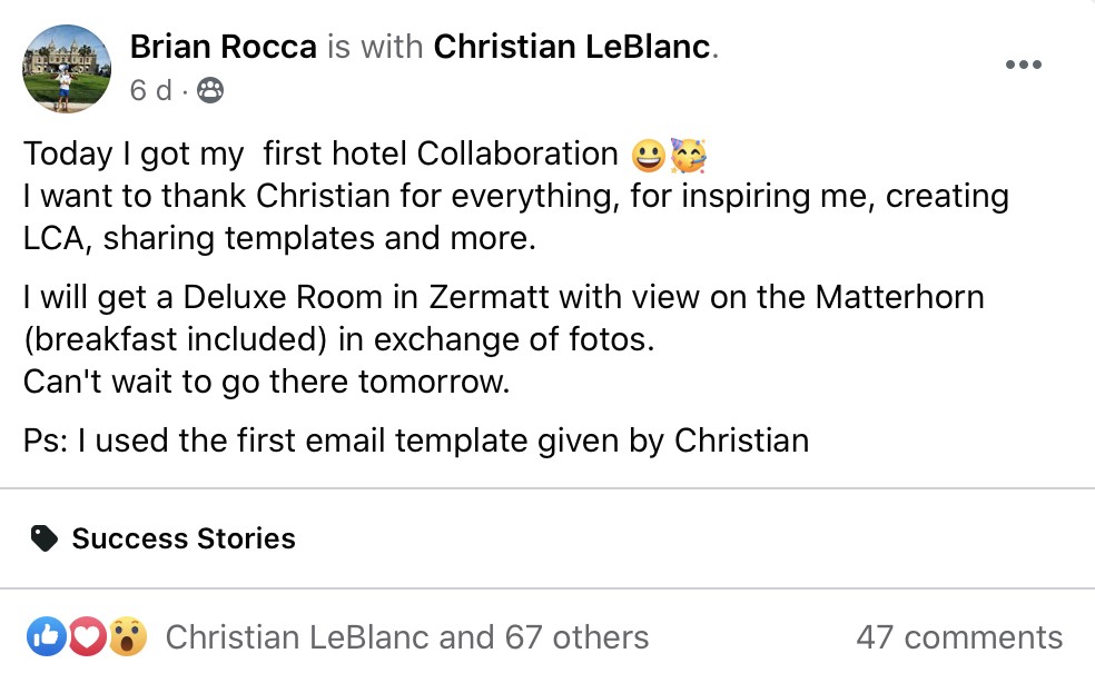 LCA community testimonial